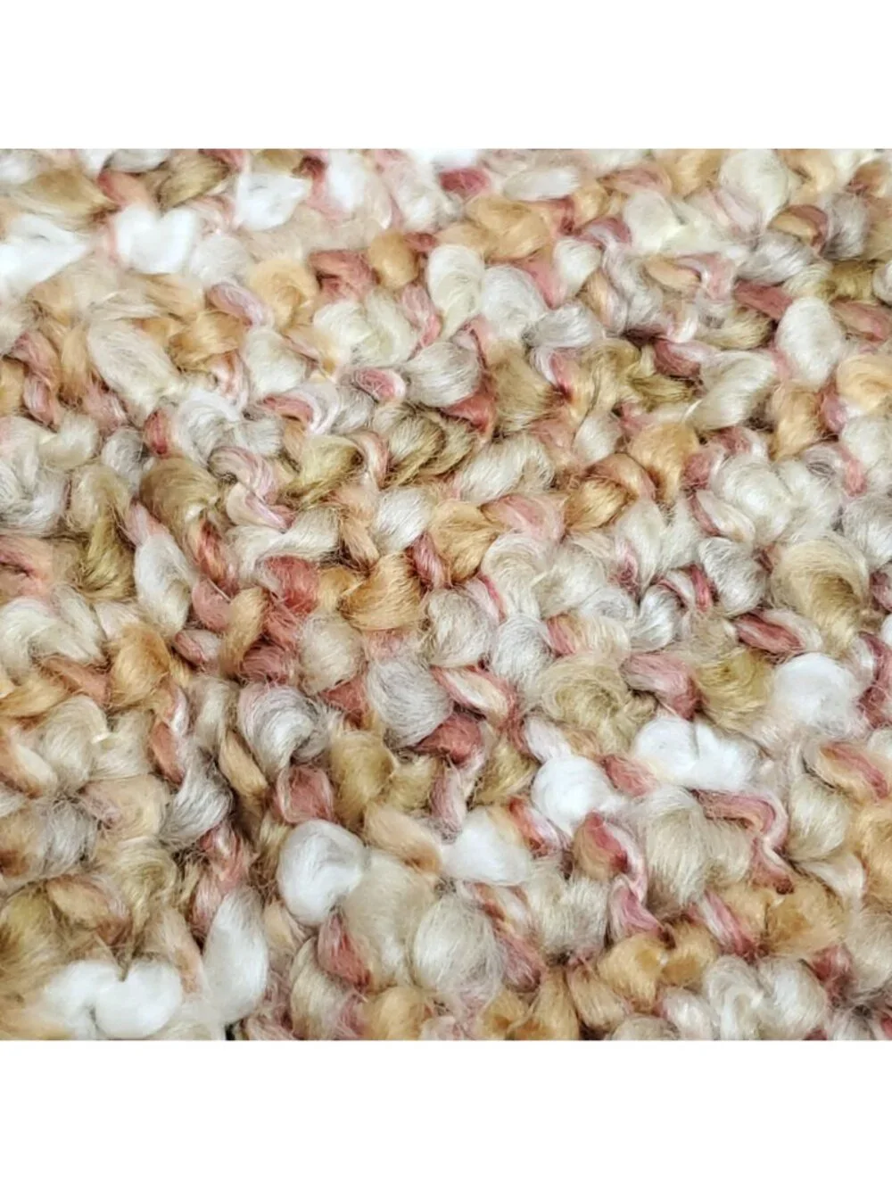 Kennebunk Home Womens Scarf Fringe Tan Pink Bedford Cottage Stria - Picture 3 of 5
